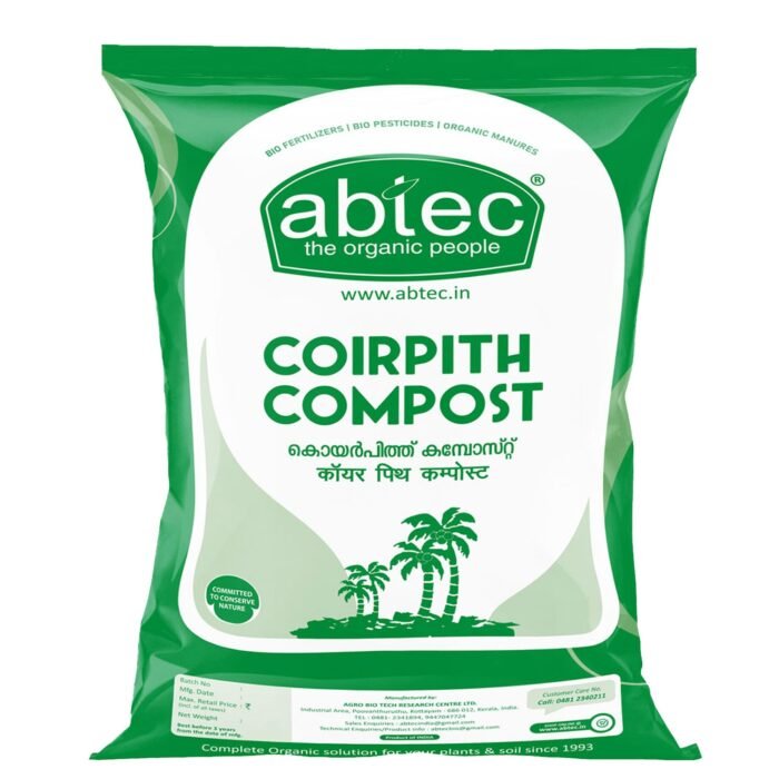ABTEC, the organic people Fortified and Composted Coir Pith, Enhanced Water Holding Capacity, for Home Gardening, Terrace Gardening and Hydroponic Plants - Image 1