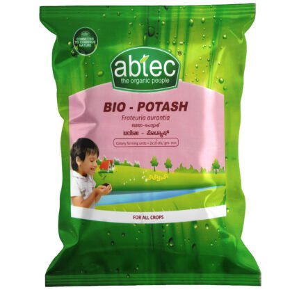 Abtec Bio- Potash Frateuria aurantia | bio Fertilizer Based on a Selective Strain of Potash mobilizing Bacteria, Abtec, the organic people