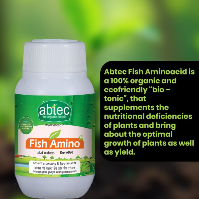 Fish Amino Acid Fertilizer Liquid for Plant Growth Promoting & Stimulant, Abtec, the organic people - Image 2