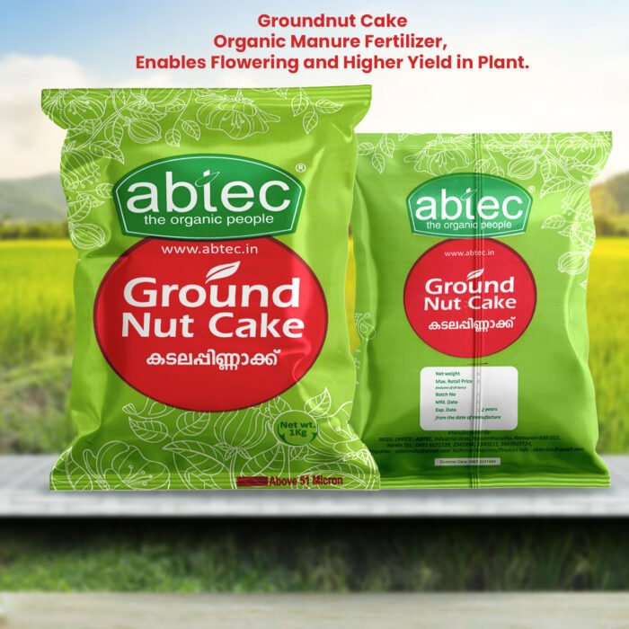ABTEC, the organic people Groundnut Cake Organic Manure Fertilizer, Enables Flowering and Higher Yield in Plants, Suitable for All Crops - Image 2