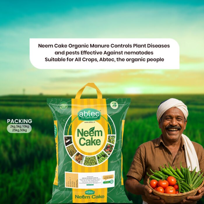 Neem Cake Organic Manure Controls Plant Diseases and pests Effective Against nematodes Suitable for All Crops, Abtec, the organic people - Image 2