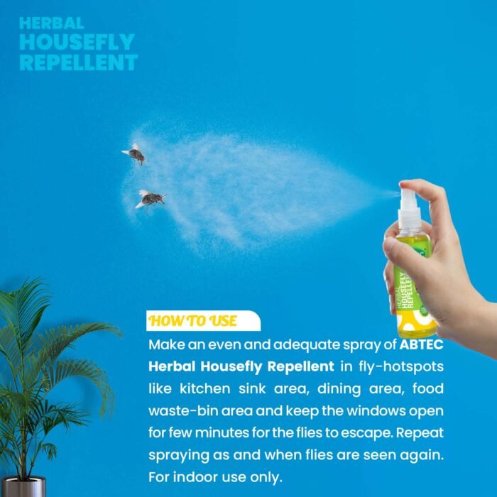 ABTEC Herbal Housefly Repellent 100ml - Image 4