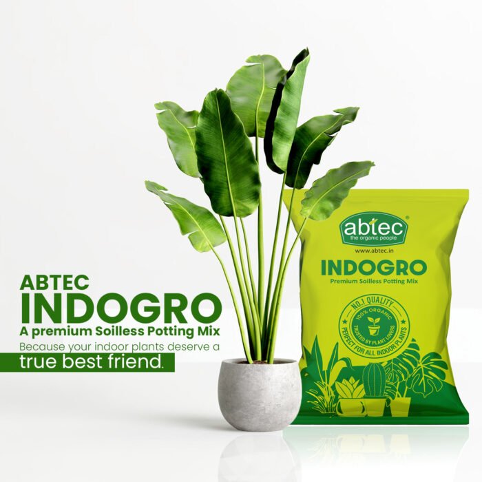 ABTEC Indogro - Premium Soilless Potting Mix For Indoor, Outdoor, and Balcony Plants | Lightweight | Mess-Free | Ready-to-Use. - Image 3